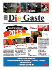 Die Gaste, SAYI: 28 / Austos-Ekim 2013